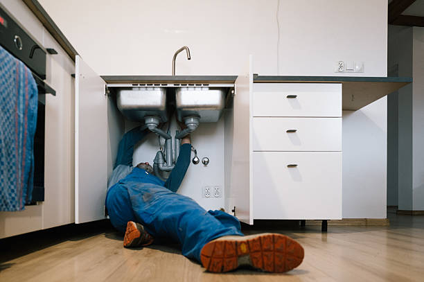 Professional Plumbing technician working in Bath, PA
